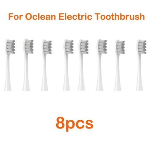 Ttes de brosse de rechange pour brosse  dents lectrique Oclean X PRO/Z1/F1/One/Air 2/SE Soft DuPont,emballes sous vide,4  16 pices - Type 8 Grey