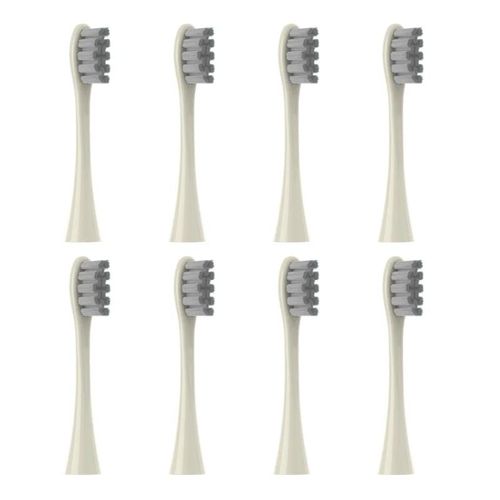 Ttes De Brosse De Rechange Pour Oclean X/X Pro/Z1/F1/One/Air 2/Se/Flow Dupont,Buses  Poils Souples Et Adaptes,8 Pices - Type 8pcs Beige
