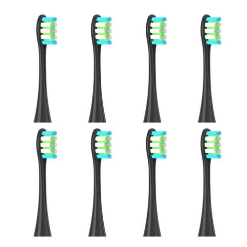 Ttes De Brosse De Rechange Pour Oclean X/X Pro/Z1/F1/One/Air 2/Se/Flow Dupont,Buses  Poils Souples Et Adaptes,8 Pices - Type 8pcs Black