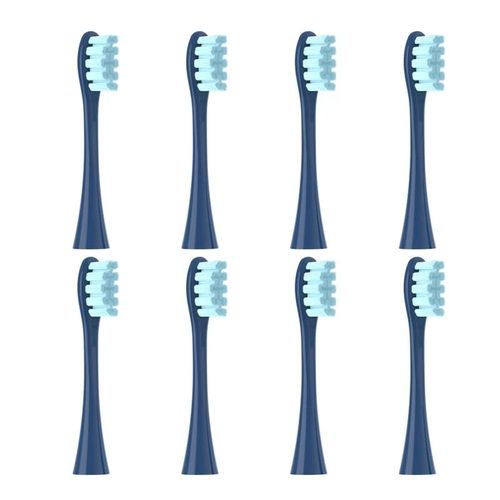 Ttes De Brosse De Rechange Pour Oclean X/X Pro/Z1/F1/One/Air 2/Se/Flow Dupont,Buses  Poils Souples Et Adaptes,8 Pices - Type 8pcs Blue