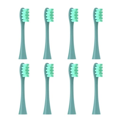 Ttes De Brosse De Rechange Pour Oclean X/X Pro/Z1/F1/One/Air 2/Se/Flow Dupont,Buses  Poils Souples Et Adaptes,8 Pices - Type 8pcs Green