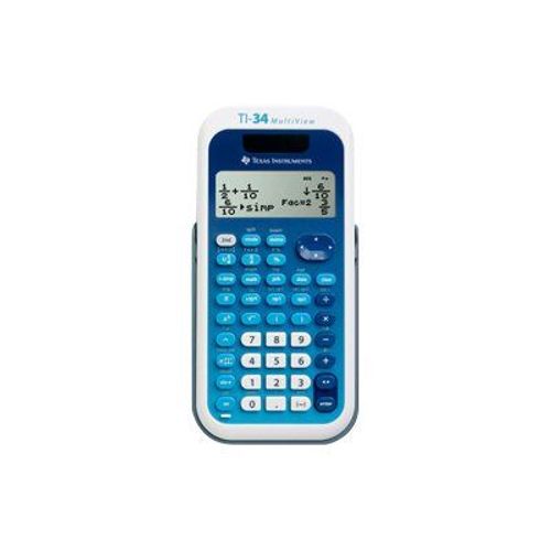 Texas Instruments Ti-34 Multiview - Calculatrice Scientifique - Panneau Solaire, Pile