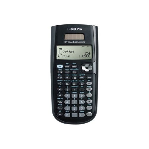 Texas Instruments Ti-36x Pro - Calculatrice Scientifique - Panneau Solaire, Pile