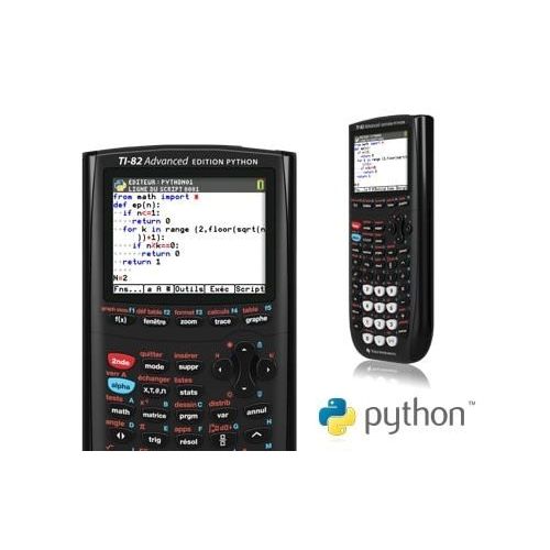 Calculatrice Texas Instruments Ti-82 Advanced Edition Python