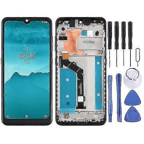 Tft cran Lcd Compatible Avec Nokia 6.2 Ta-1198 Ta-1200 Ta-1187 Ta-1201 Ta-1196 Digitizer Assemblage Complet Avec Cadre