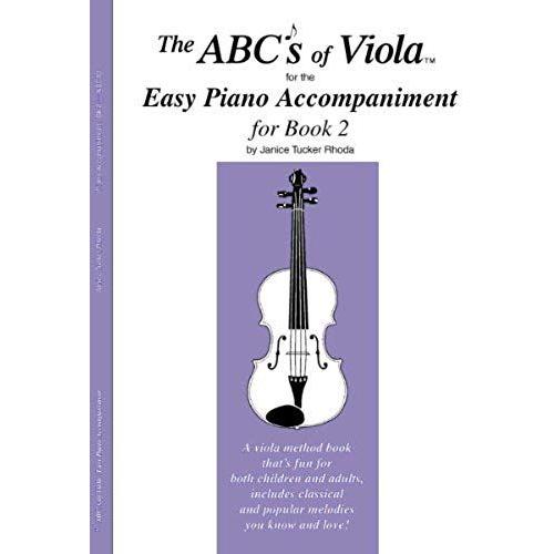 The Abcs Of Viola Easy Piano Accompaniment / Recueil+Partition   de Janice Tucker Rhoda,Ludwig van Beethoven 
