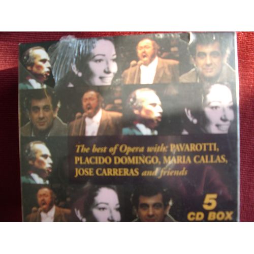 The Best Of Opera With : Pavarotti, Placido Domingo, Maria Callas, Jos Carreras And Friends - Luciano Pavarotti, Placido Domingo, Maria Callas, Jos Carreas And Friends