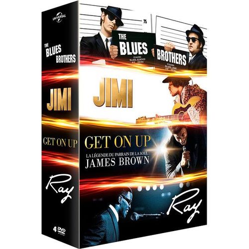 The Blues Brothers + Jimi + Get On Up + Ray - Pack de John Landis