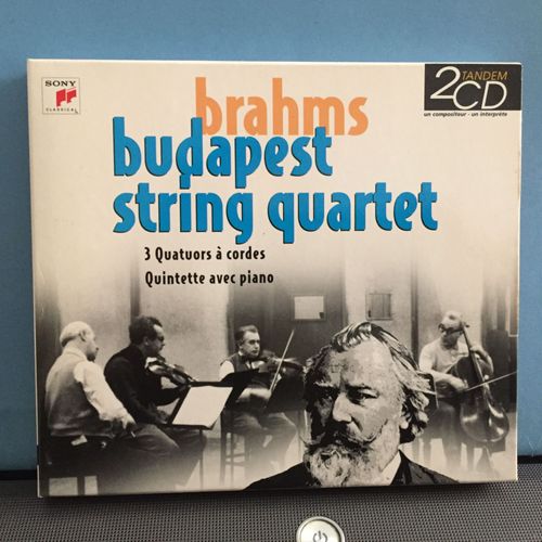 The Budapest String Quartet, Rudolph Serkin, Piano: Johannes Brahms: Quatuor  Cordes, Op.51 1 &2, Op.67 Et Op. 34. Sony 2007 - 