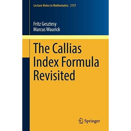 The Callias Index Formula Revisited    Format Broch 