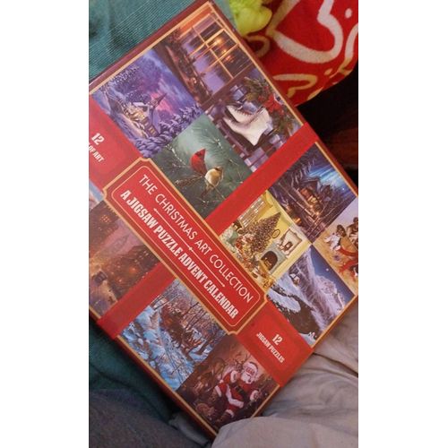 The Christmas Art Collection  Jigsaw Puzzle Advent Calendar 12 Puzzle De Nol