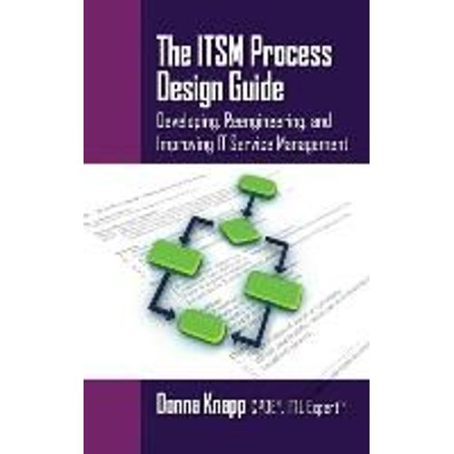 The Itsm Process Design Guide: Developing, Reengineering, And Improving It Service Management    Format Broch 