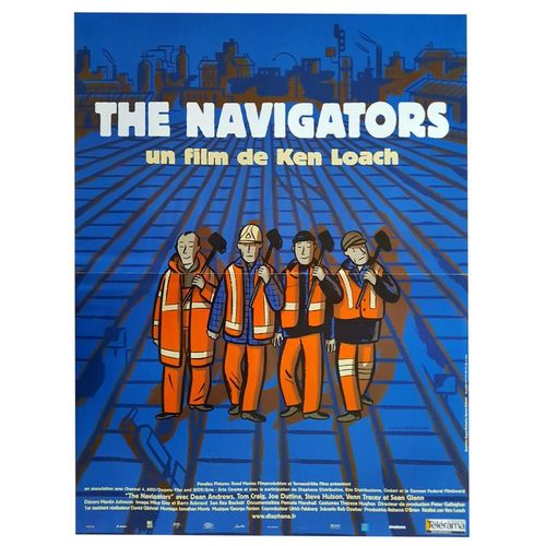 The Navigators - Vritable Affiche De Cinema Plie - Format 40x60 Cm - De Ken Loach Avec Dean Andrews, Thomas Craig, Joe Duttine, Steve Huison, Venn Tracey, Andy Swallow, Sean Glenn - 2002