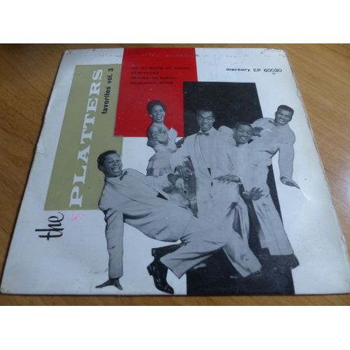 The Platters Favorites Vol.3 / On My Word Of Honor - Bewitched - Heaven On Earth - Remember When - Mercury Ep 60030 - 