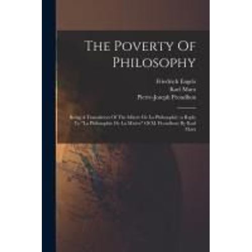 The Poverty Of Philosophy    Format Broch 