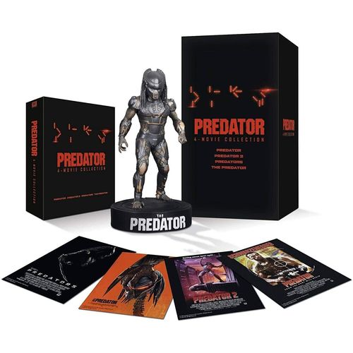 Predator : L'intgrale Des 4 Films - dition Collector - 4k Ultra Hd + Blu-Ray + Figurine de John Mctiernan