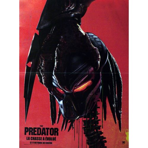The Predator: La Chasse volu - Vritable Pr-Affiche De Cinma Plie - Format 40x60 Cm - De Shane Black Avec Boyd Holbrook, Trevante Rhodes, Olivia Munn, Jacob Tremblay - 2018