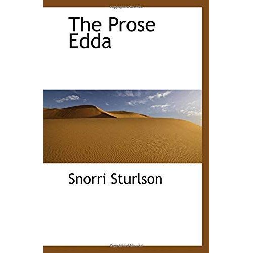 The Prose Edda   de Snorri Sturlson  Format Broch 