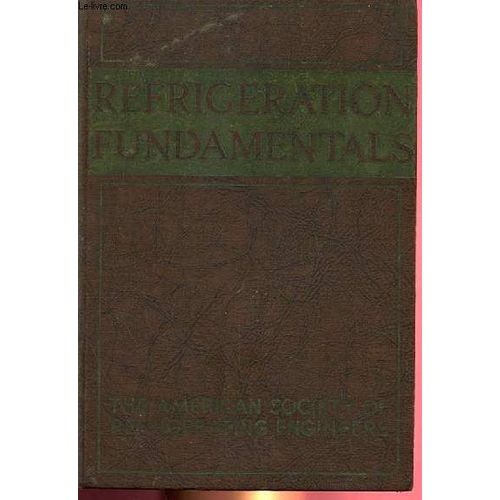 The Refrigerating Data Book, Basic Volume de Collectif