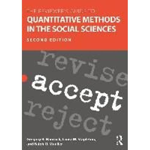 The Reviewer's Guide To Quantitative Methods In The Social Sciences    Format Broch 