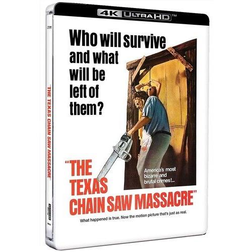 The Texas Chainsaw Massacre [Ultra Hd] 4k Mastering, Steelbook, Subtitled, Widescreen, Ac-3/Dolby Digital, 2 Pack de Tobe Hooper