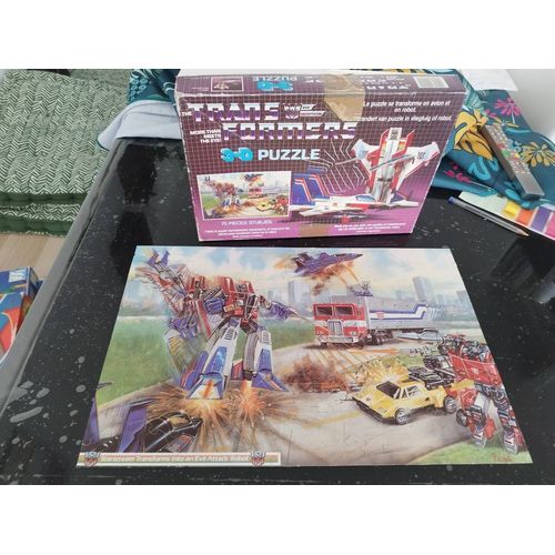 The Trans Formers Transformers Evil Dception Puzzle 3d 75 Pices 1985 Hasbro