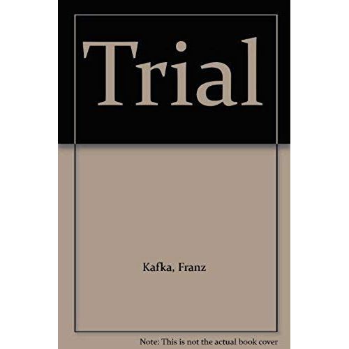 The Trial   de Franz KAFKA  Format Broch 