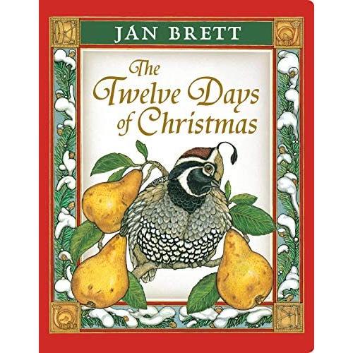 The Twelve Days Of Christmas (Oversized Lap Board Book)   de Jan Brett  Format Cartonn 