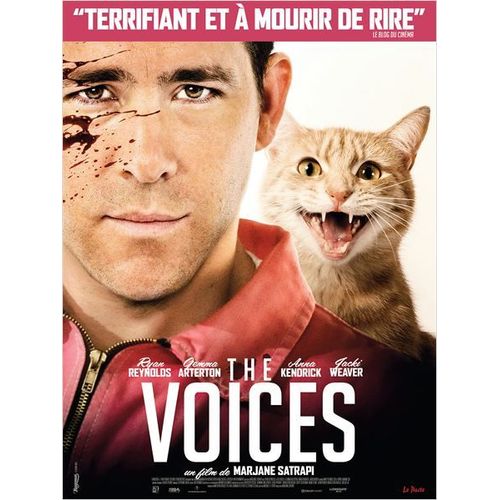 The Voices - Vritable Affiche Cinma Plie-Format 120x160 Cm-De Marjane Satrapi Avec Ryan Reynolds, Gemma Arterton, Anna Kendrick, Jacki Weaver, Ella Smith, Gulliver Mcgrath, Stephanie Vogt -2015
