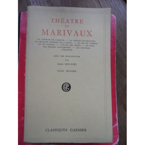 Thatre De Marivaux   de MARIVAUX