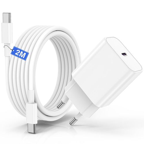 Thef-Chargeur Rapide Iphone 16 15, Cble 2m Long Usb C To C Cable Charge Rapide 60w, Type C Prise Secteur Adaptateur Cordon Original Pour Apple Iphone 16 Pro/16 Pro Max/16 Plus/15 Pro Max/Ipad