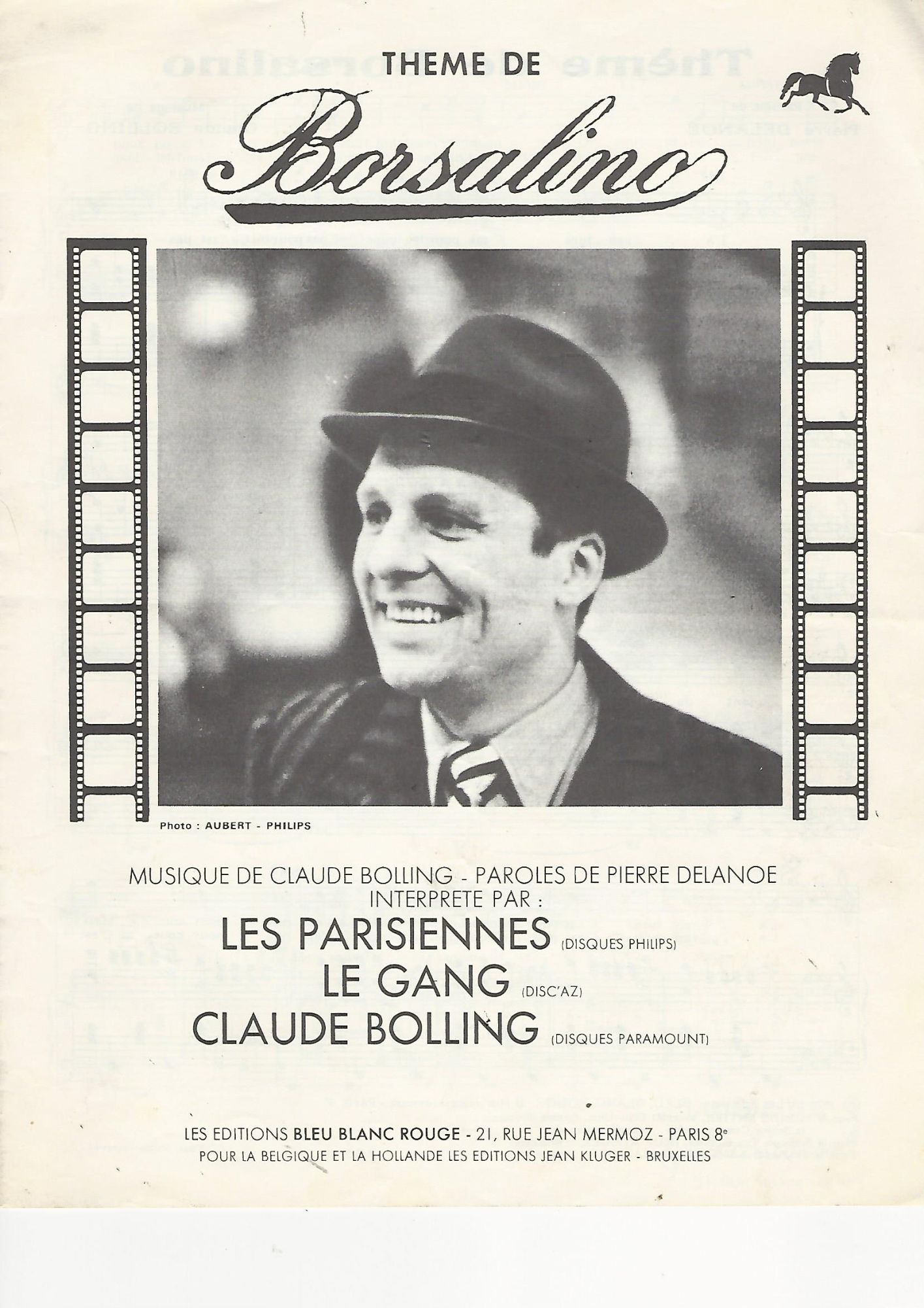 Th me de Borsalino. Claude Bolling. A 08 Rakuten