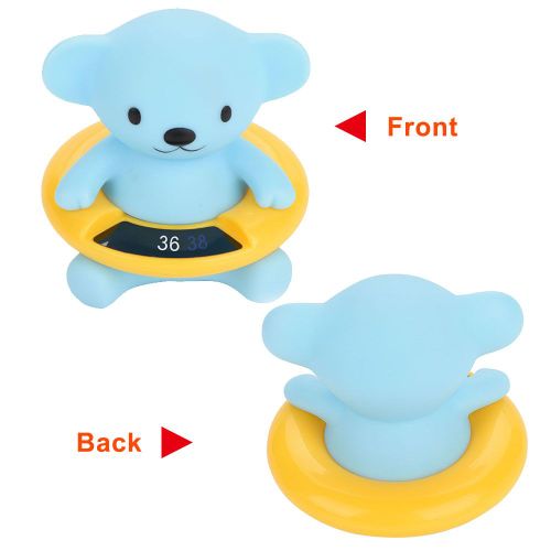 Thermometre De Bain Pour Bebe Avec Affichage De La Temperature, Thermometre Flottant Pour Animal Mignon, Ours Bleu