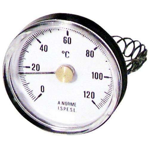 Thermomtre Rond  Applique - 0  120C Diamtre 63mm