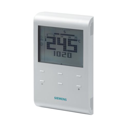 Thermostat d'ambiance sans fil avec programme horaire RDE100.1RF-SIEMENS