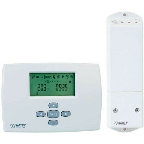 Thermostat digital programmable radio MILUX RF + récepteur WATTS