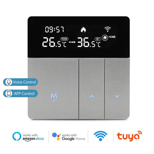 Thermostat WIFI intelligent, application, rgulateur de temprature Programmable, chauffage de l'eau, lectrique, chaudire, radiateur