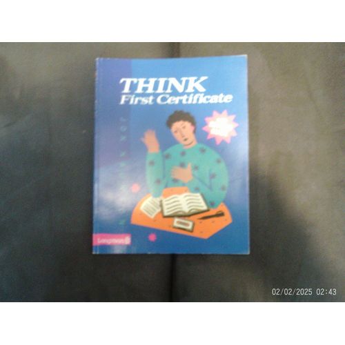 Think First Certificate With Reviser Guide   