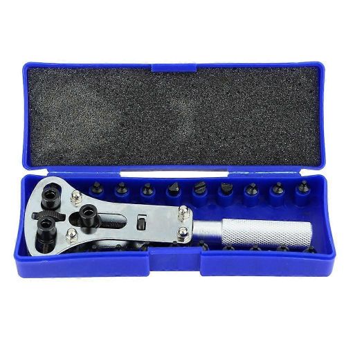 Three-Jaw Watch Back Case Opener Cover Remover Wristwatch Repair Tool