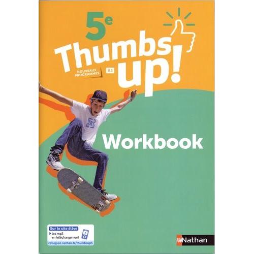 Anglais 5e A2 Thumbs Up! - Workbook   de Cante Francine  Format Beau livre 