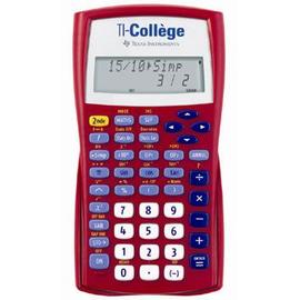 Rouge Texas Instruments Ti-Collège Calculatrice de L'École Fr 