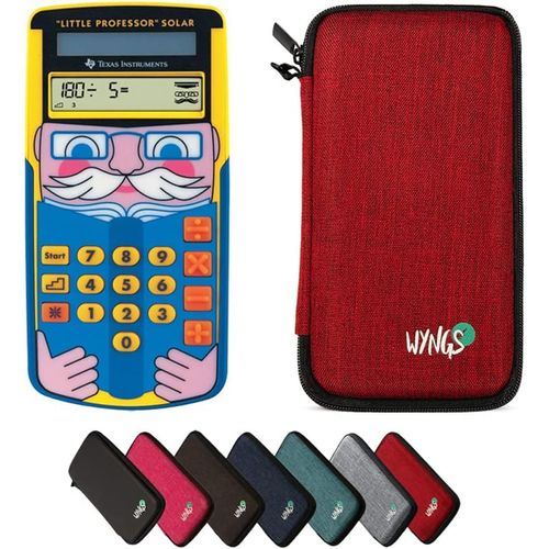 Ti-Little Professor Avec Housse De Protection Wyngs Incluse Rouge-Entraneur De Calcul Interactif-Pack De Base