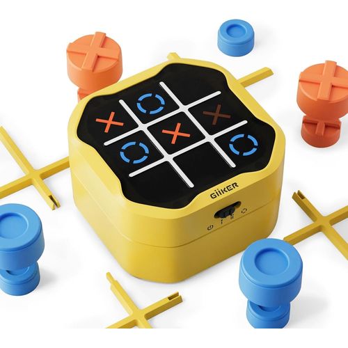 Tic Tac Toe Bolt Game,Console De Jeu De Puzzle Portable E 3 En 1,Jeux De Voyage Portables Pour Les Trajets En Voiture,Jeux De Socit Pour Enfants Et Adultes,Cadeaux D'anniversaire.[Y366]