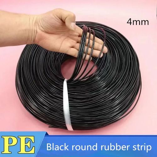 Tige De Soudage Hdpe  Fil Unique Pp,Plaque En Polythylne,Soudage  La Chaleur,Extrusion De Gomembrane,Torche De Soudage En Plastique,Fil Rond Spcial - Type (5m) Pe Black