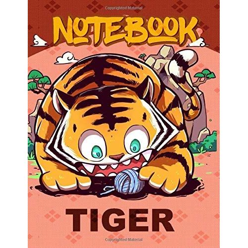 Tiger Journal Notebook: Lined Notebook (Diary, Notebook)) - Large (8.5 X 11 Inches) - 120 Pages (Chinese 12 Zodiac Notebook)   de Notebook, Zaiwen  Format Broch 