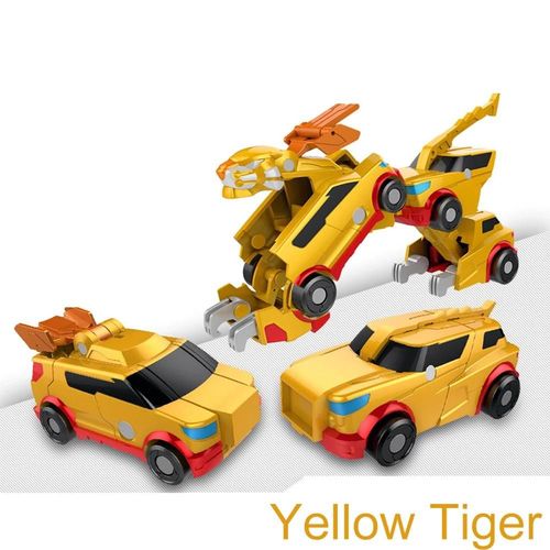 Tigre jaune - Hello Carbot licorne Mirinae Prime unit srie Transformation Action Figure Robot vhicule voiture jouet maison ornements