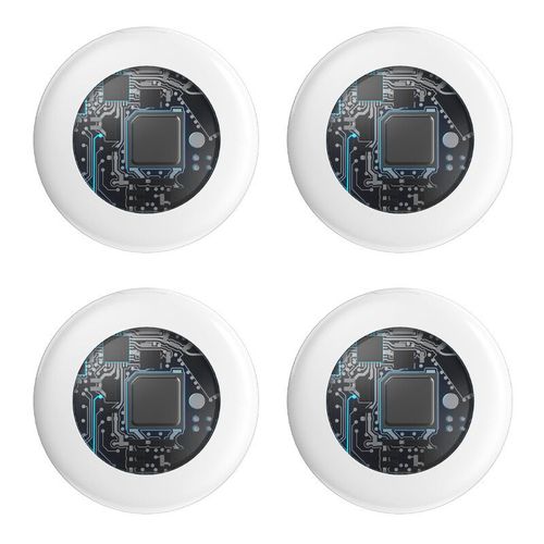 Tilanding-Traceur D'tiquette Gps Bluetooth,Localisateur Intelligent,Sac Pour Enfants,Dtecteur Nous-Mmes Avec Apple Find My Itag,Dispositif De Rappel Anti-Perte,Mf1 - Type 4pcs White