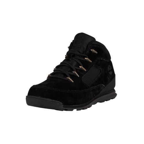 Timberland Bottes Euro Rock Mid Hiker En Daim, Noir - 41 1/2