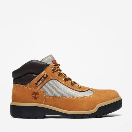 Timberland - Bottine Impermable Field Pour Homme En Jaune, Homme, Jaune, Taille: 41
