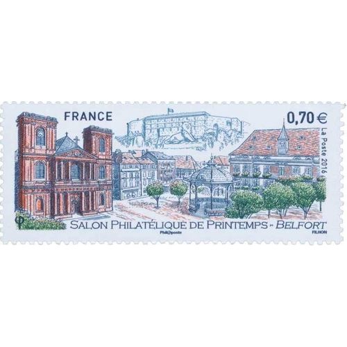 Timbre 2016 Salon Philatlique De Printemps - Belfort - 0,70 Euros